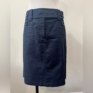 Classic Navy Blue Women's Skirt
